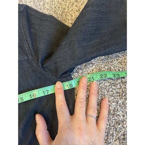 Croft & Barrow Long Sleeve Button Up Jean Jacket Womens Size Small Dark Wash - Picture 7 of 10